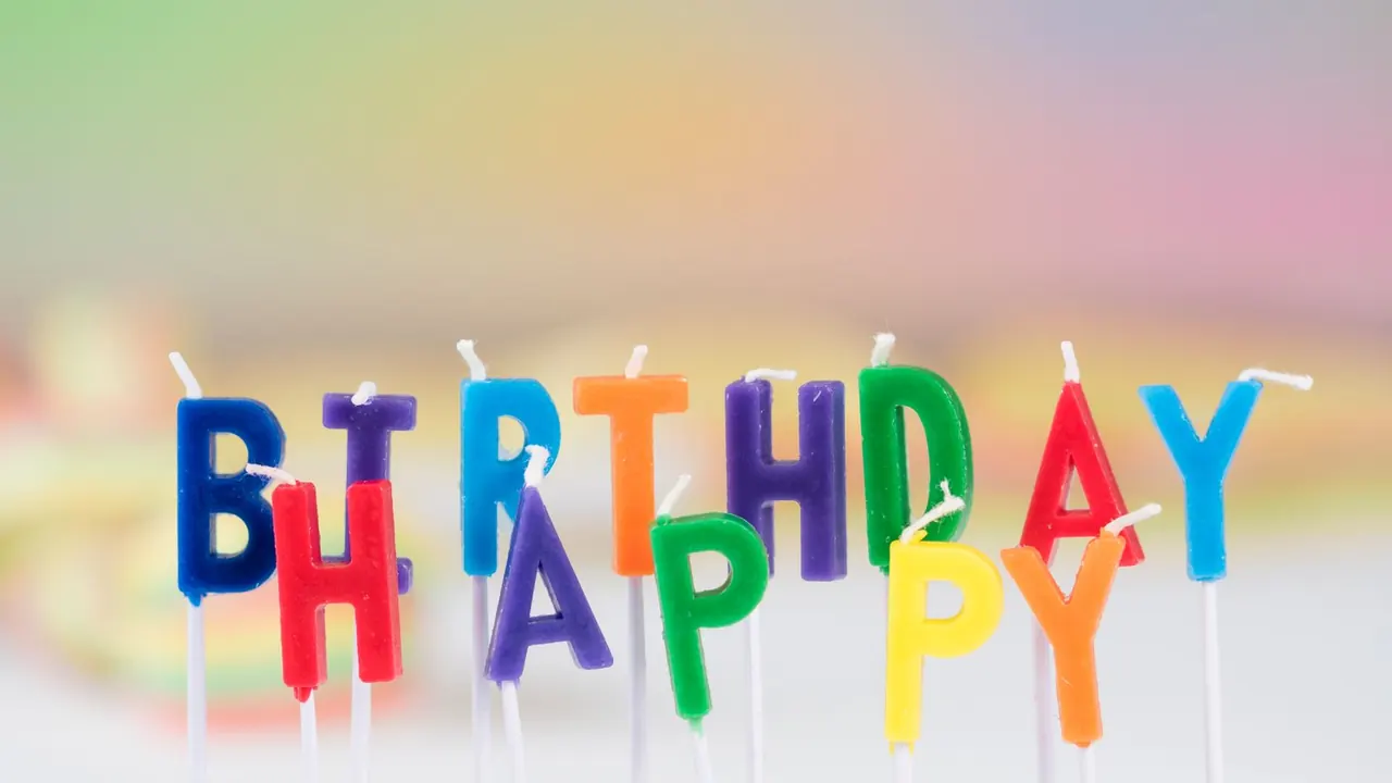 happy birthday letter candles, image for funny birthday jokes